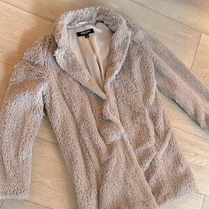 Kenneth Cole - maybe fuzzy jacket! So warm - XS